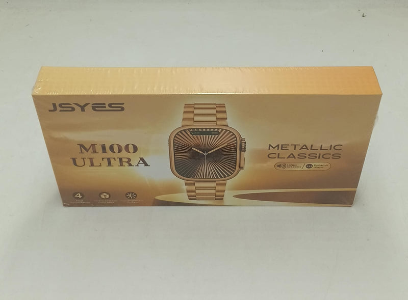 Luxury Gold Smartwatch – Metal Strap Edition