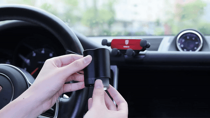 Smart Car Aroma Diffuser with LED Light & 3 Fragrance Oils