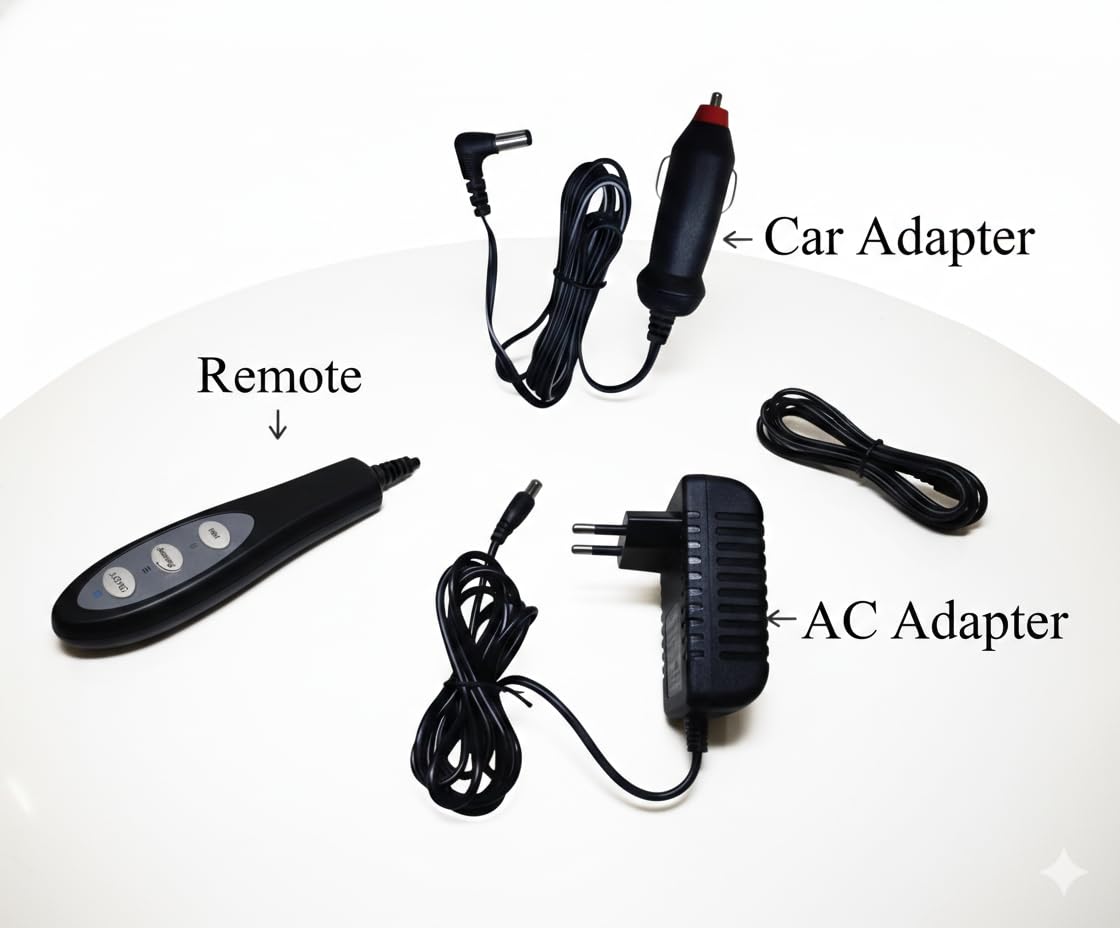 3D Robotic Massage Cushion with Heat Therapy – Home & Car Comfort