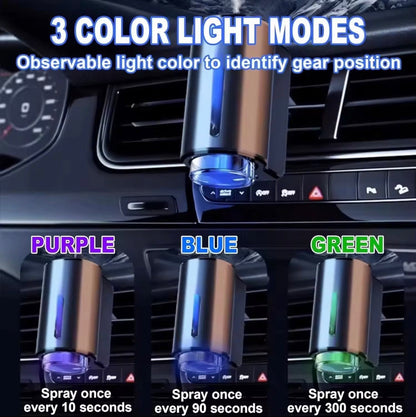 Smart Car Aroma Diffuser with LED Light & 3 Fragrance Oils