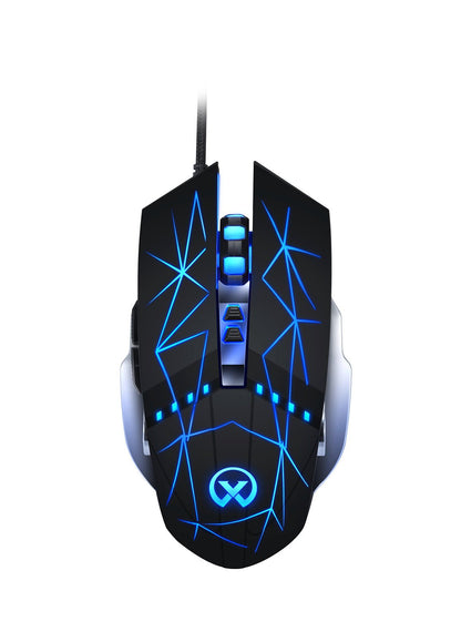 USB Gaming Mouse – Silent Click & LED Light