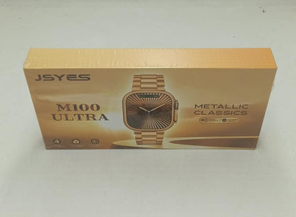 Luxury Gold Smartwatch – Metal Strap Edition