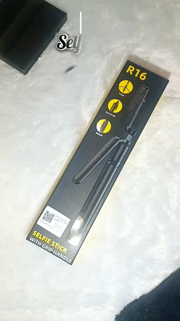 3-in-1 Selfie Stick Tripod with Grip Handle – 1.7M