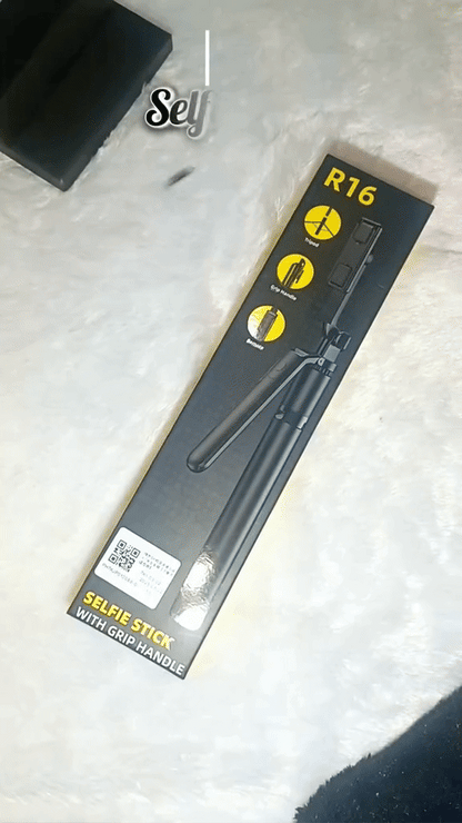 3-in-1 Selfie Stick Tripod with Grip Handle – 1.7M