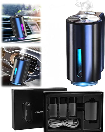 Smart Car Aroma Diffuser with LED Light & 3 Fragrance Oils